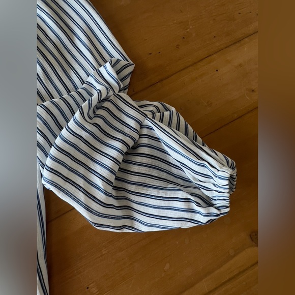 Collection Concepts striped off the shoulder top - Picture 3 of 5